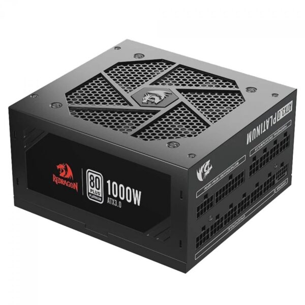Fonte Redragon RGPS, 1000W, ATX 3.0, 80 Plus Platinum