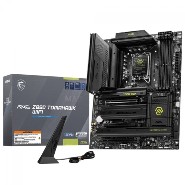Placa Mãe MSI Mag Z890 Tomahawk WIFI, Chipset Z890, Intel LGA 1851, ATX, DDR5, 911-7E32-003 - Image 2