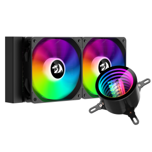 Water Cooler Redragon CCW-3011, RGB, 240mm, Intel-AMD, Black